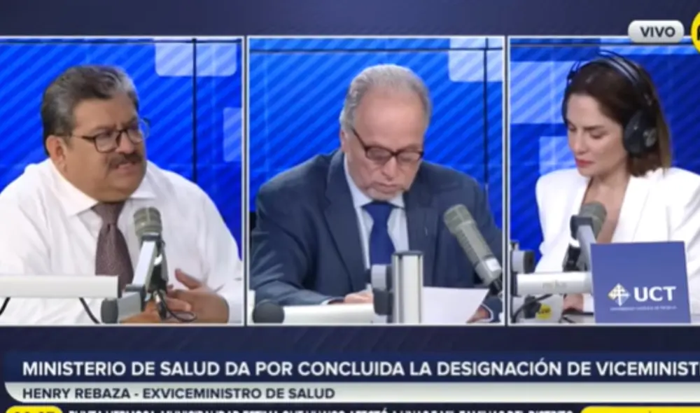 El viceministro Henry Herbaza cuestionó su salida del Ministerio de Salud tras ser acusado de libar alcohol. Foto: captura RPP El viceministro Henry Herbaza cuestionó su salida del Ministerio de Salud tras ser acusado de libar alcohol. Foto: captura RPP