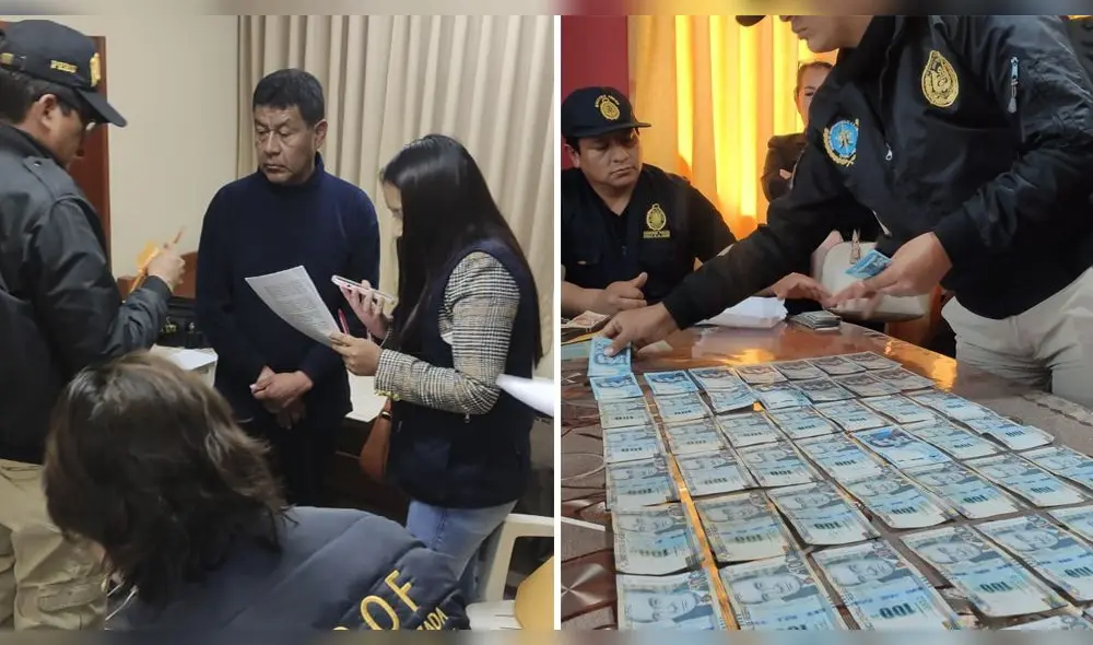 Ayacucho. Cantidad de dinero encontrado en vivienda de uno de los policías detenidos. Foto: composición LR/Ministerio Público Ayacucho. Cantidad de dinero encontrado en vivienda de uno de los policías detenidos. Foto: composición LR/Ministerio Público