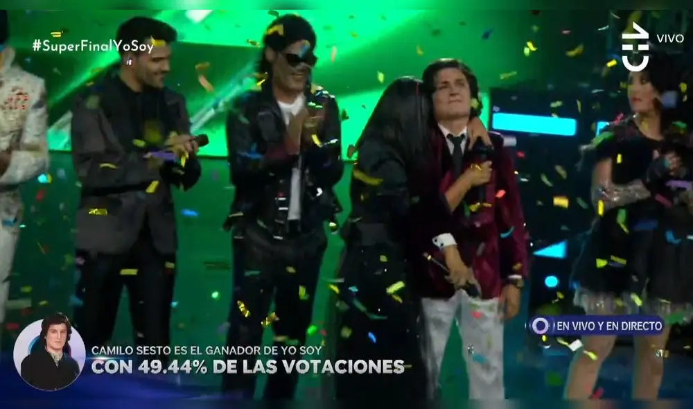 Roberth Ordóñez, imitador de Camilo Sesto, se lleva el primer lugar de "Yo Soy" Chile. Foto: Twitter Roberth Ordóñez, imitador de Camilo Sesto, se lleva el primer lugar de "Yo Soy" Chile. Foto: Twitter