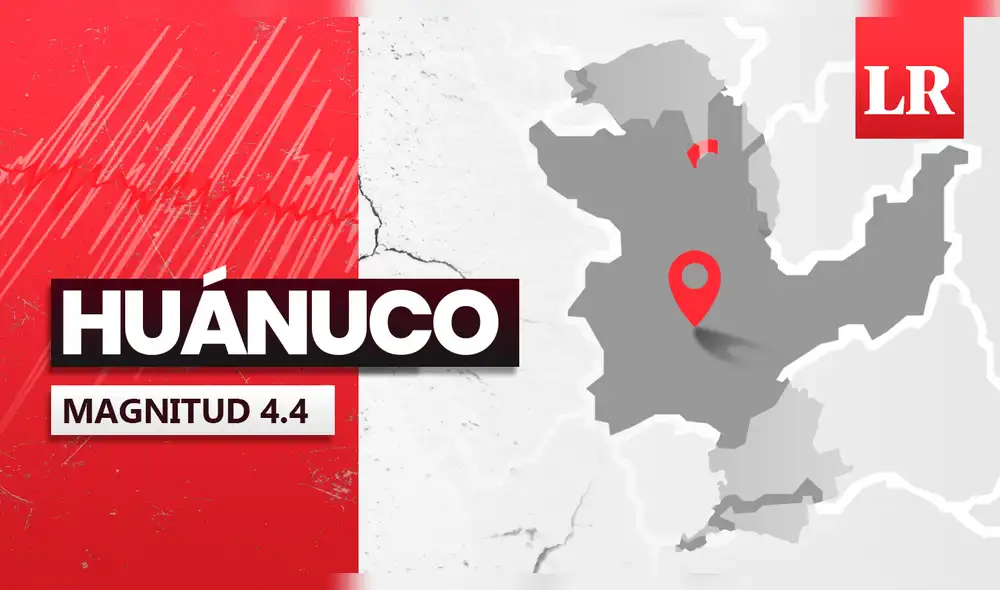 Sismo de 4.4 se registró en Huánuco. Foto: composiciónLR