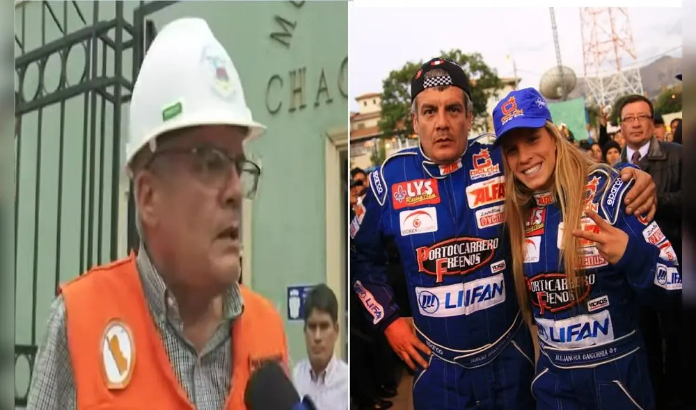 El papá de Alejandra Baigorria fue criticado por los vecinos de Chaclacayo. Foto: Composición LR/Captura de ATV/Magaly TV "La Firme"