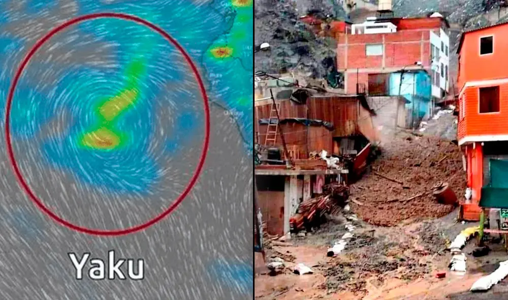 El paso del ciclón Yaku ha dejado desolación , destrucción y miles de personas afectadas al ver sus viviendas destruidas e inhabitables. Foto: composición LR/captura de Facebook