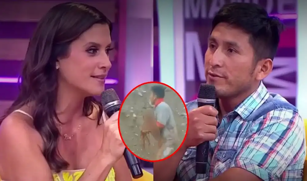 María Pía Copello tuvo emotivo detalle con hombre que salvó a menor de 2 años. Foto: captura de América TV