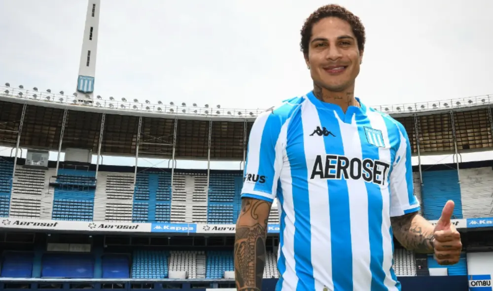 Paolo Guerrero llegó a Racing este 2023. Foto: Racing