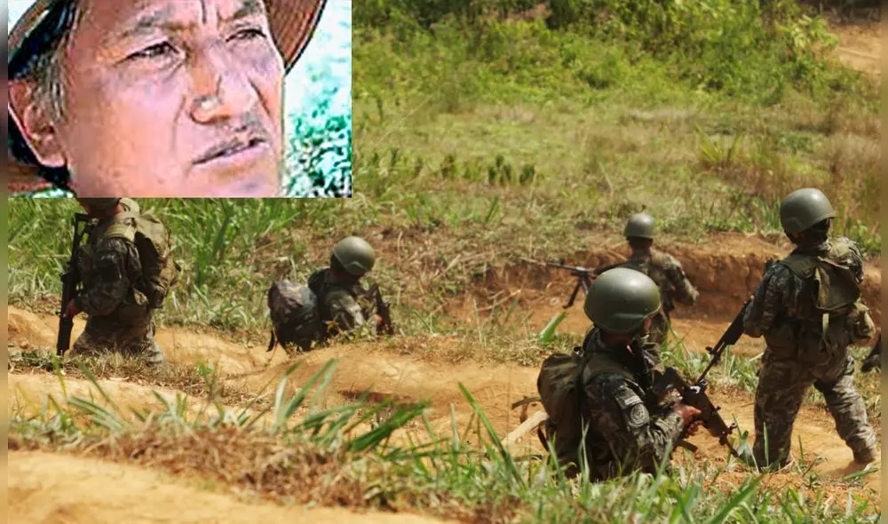 Las patrullas del Ejército y de la Policía ubicaron los campamentos terroristas y áreas de producción senderistas en Vizcatán del Ene. Foto: composición LR/Andina