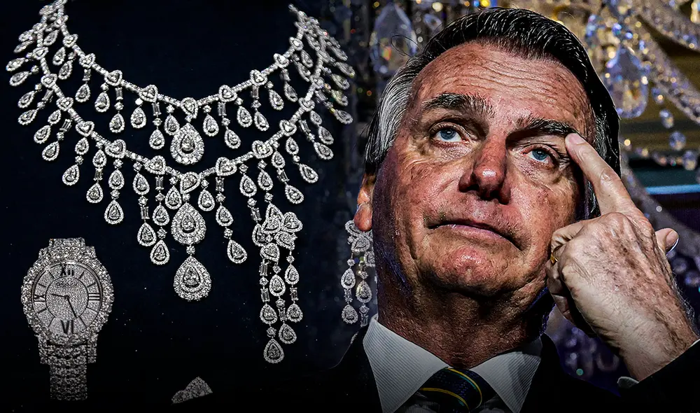 Tribunal de Cuentas ordenó entregar joyas saudíes en cinco días. Foto: composición LR/AFP Tribunal de Cuentas ordenó entregar joyas saudíes en cinco días. Foto: composición LR/AFP