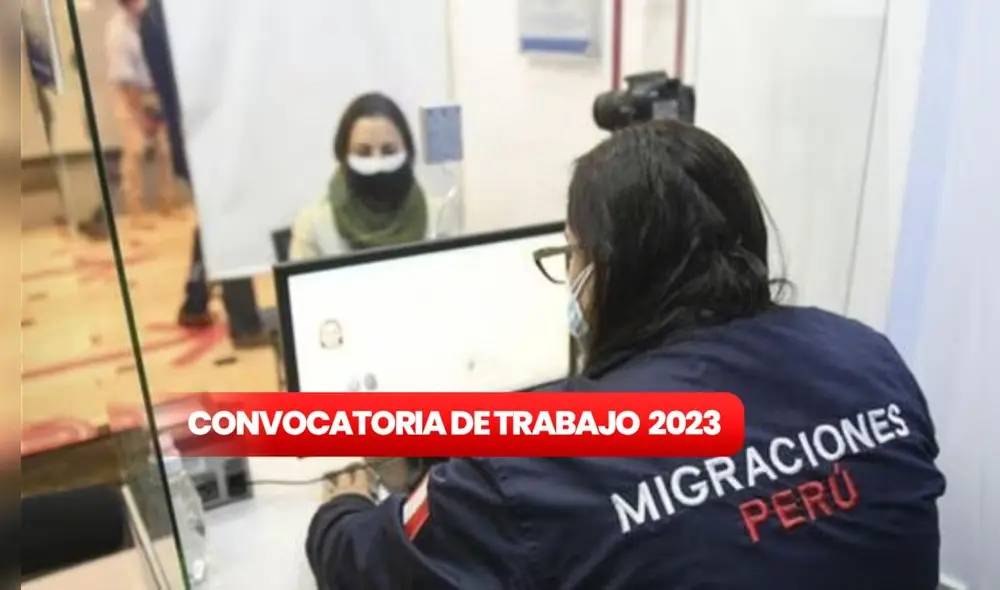 ¡Chamba sí hay! Puedes postular a Migraciones únicamente el 30 de marzo. Foto: composición LR/Andina