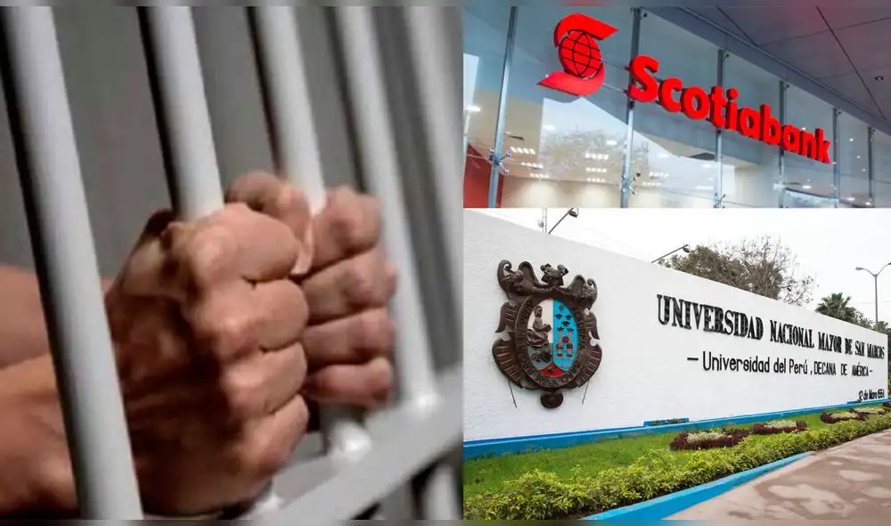 Condenaron a sujeto por pedir préstamo con documentos falsificados de UNMSM. Foto: composición LR / Andina / Difusión