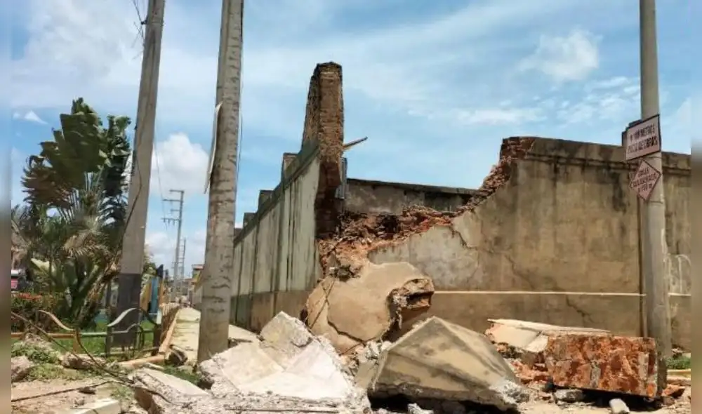 El COER identificó inmuebles dañados por lo que se adoptan acciones con la Municipalidad Provincial de Zarumilla para mitigar este problema. Foto: Tiempo 26 Play