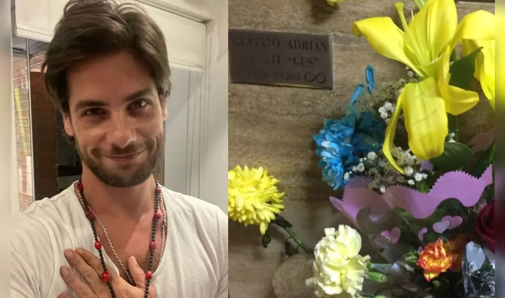 Andrés Wiese se conmovió tras visitar la tumba de Gustavo Cerati, líder de Soda Stereo | Foto: Composición GLR