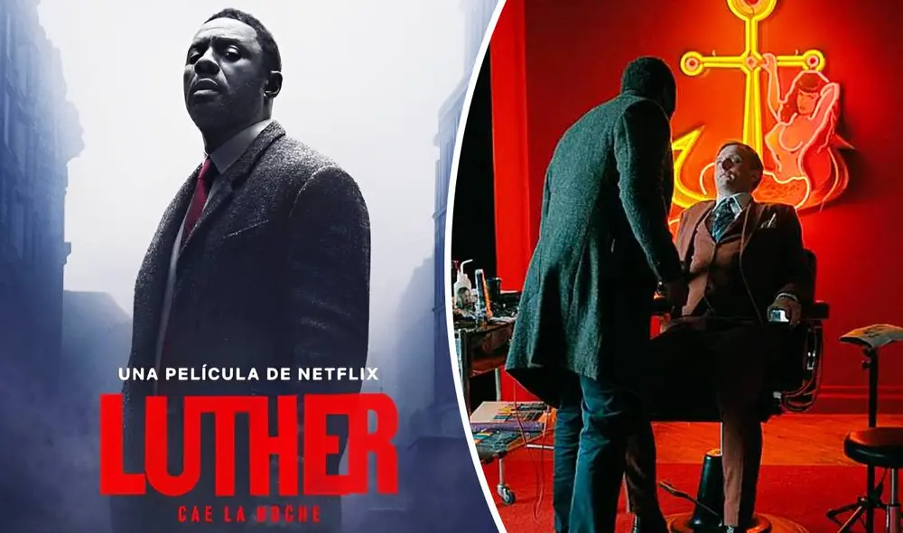 "Luther: cae la noche" está en el top 10 de Netflix y si eres fanático del crimen policial te encantará. Foto: composición LR/Netflix