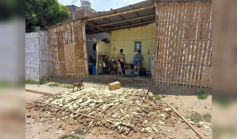 Varias viviendas de las provincias de Tumbes y Zarumilla sufrieron daños por el sismo. Foto: La República Varias viviendas de las provincias de Tumbes y Zarumilla sufrieron daños por el sismo. Foto: La República