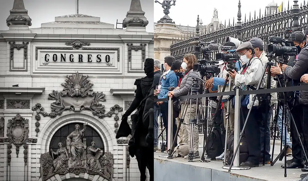 Asociación Nacional de Periodistas rechaza propuestas del Congreso contra la libertad de expresión. Foto: composición LR/Congreso Asociación Nacional de Periodistas rechaza propuestas del Congreso contra la libertad de expresión. Foto: composición LR/Congreso