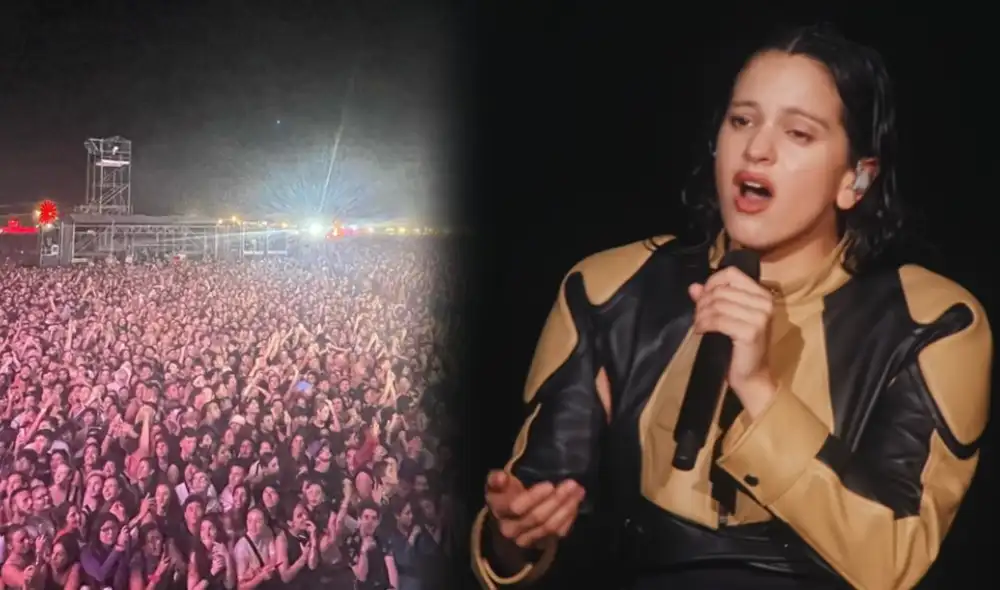 Rosalía queda la descubierta tras quedar su micrófono activo. Foto: Foto: Rosalía / Instagram