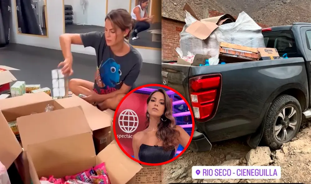 Valeria Piazza se sumó a las muestras de apoyo a las zonas afectadas por los huaicos y lluvias. Foto: composición LR/ Instagram.