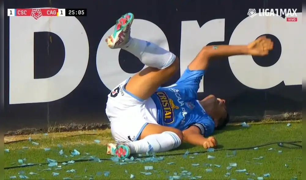 Irven Ávila fue titular en el partido contra Atlético Grau. Foto: captura Liga 1 Max