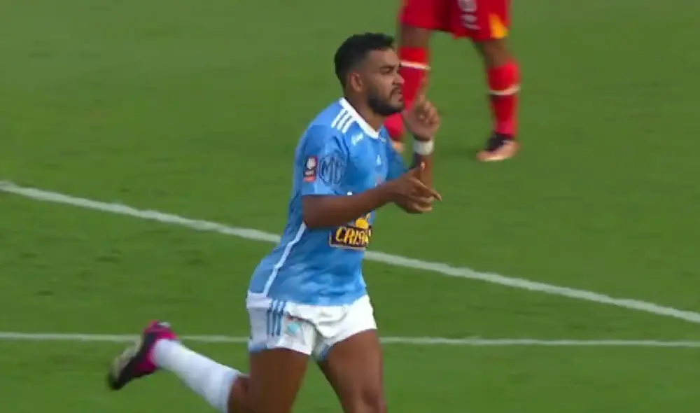 Brenner anotó su primer tanto en el Perú. Foto: captura Liga 1 Max