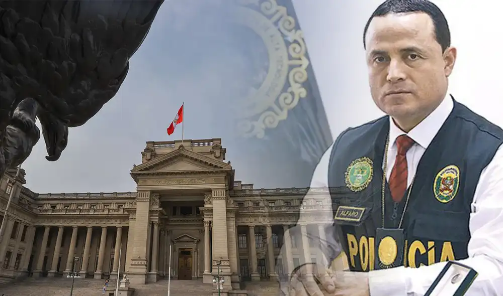 El comandante general de la PNP Raúl Alfaro mintió al Ministerio Público al asegurar que solo una vez se contactó con el 'Español'. Foto: composición/Andina