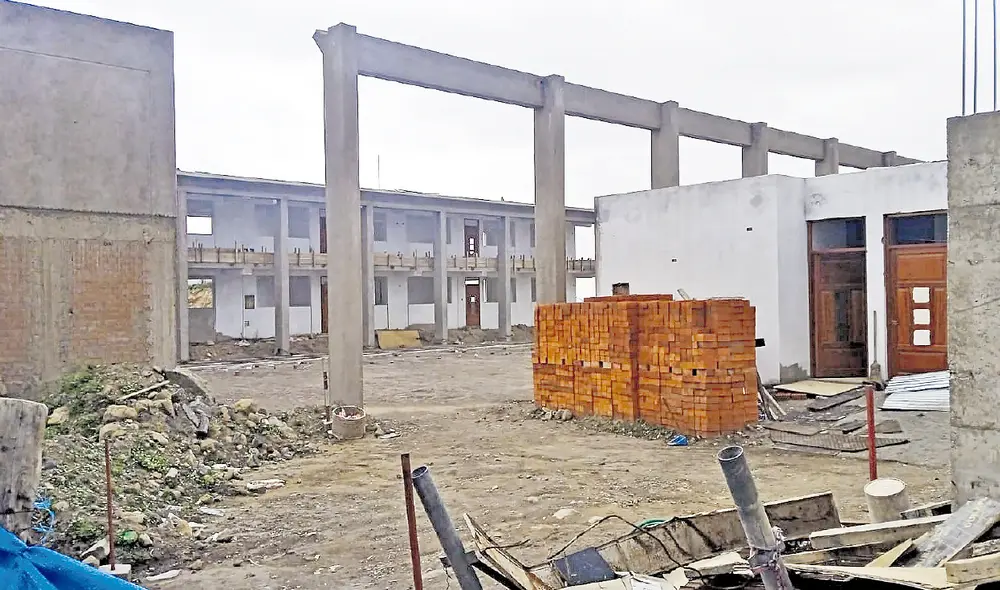 Frenadas. Obras en colegios están retrasadas. Foto: La República