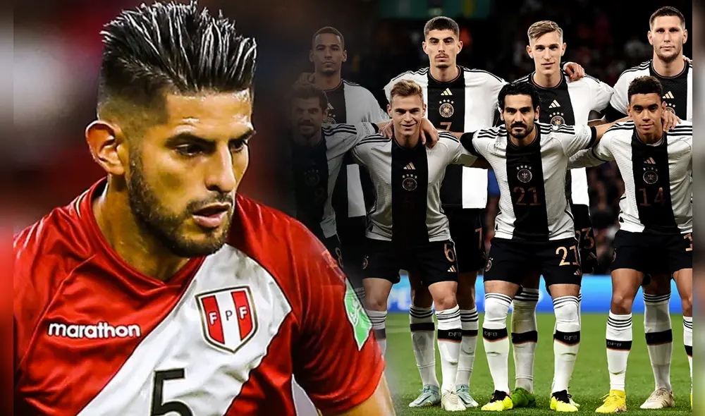 Carlos Zambrano jugará por primera vez ante Alemania. Foto: composición LR/FPF/Selección alemana Carlos Zambrano jugará por primera vez ante Alemania. Foto: composición LR/FPF/Selección alemana