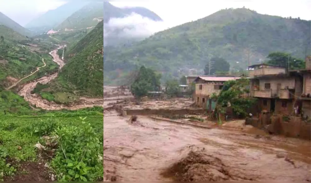 Los puentes de los distritos de Arahuay, Colla, y Licahuasi terminaron destrutidos. Foto: difusión