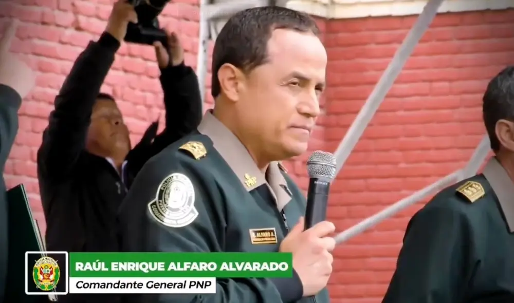 ‘El Español’ mostró evidencia a la fiscalía de su relación con Alfaro Alvarado. Foto: captura de pantalla Policía Nacional del Perú/Facebook. Video: Canal N