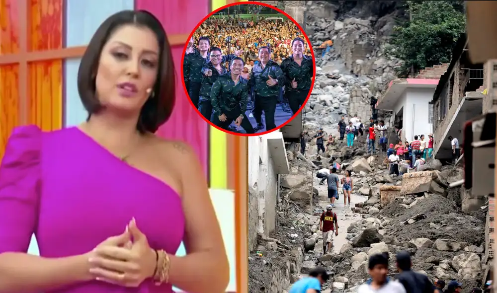 Karla Tarazona precisa que es momento de apoyar a los damnificados por los huaicos en diversas zonas del país. Foto: composición LR/Panamericana/ Alberto Orbegoso