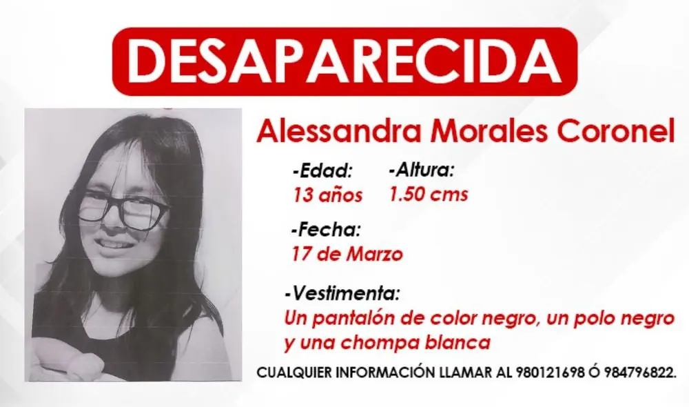 Alessandra manejaba bicicleta por cuadras aledañas a su casa el día que desapareció. Foto: Composición LR