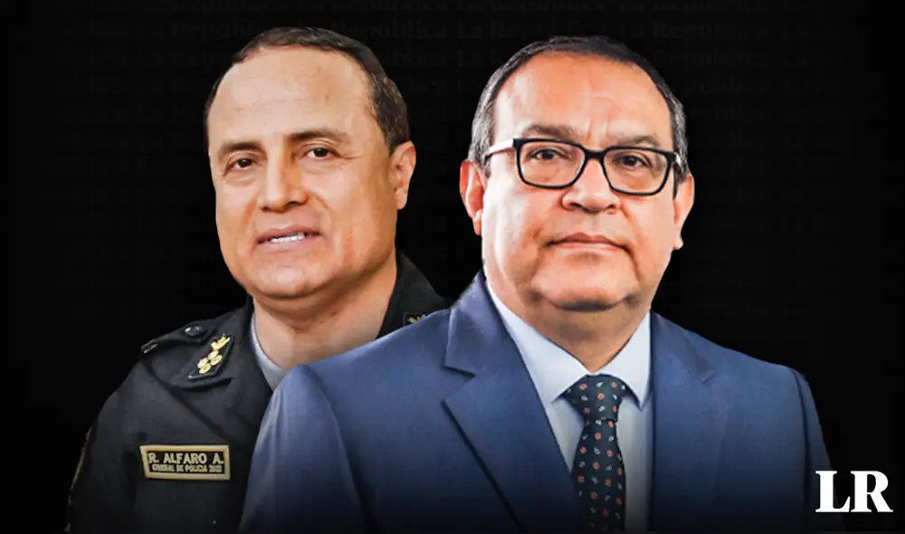 Otárola defendió a Boluarte tras revelarse apuntes de una agenda que confirmaría aportes económicos por parte de Shimabukuro. Foto: composición de Fabrizio Oviedo/La República