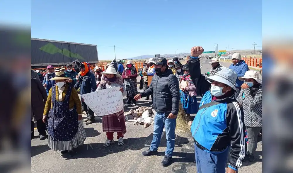 Continúan las protestas contra el Gobierno de Dina Boluarte en Puno. Foto: referencial/archivo/La República