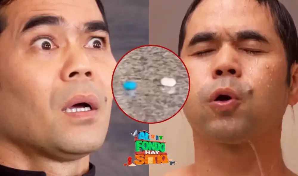 Hiro tuvo un bochornoso accidente en "Al fondo hay sitio" y no pudo terminar sus tareas. Foto y video: América TV