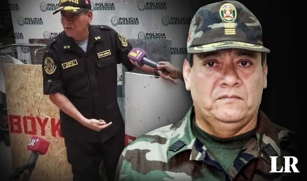 El 'policía semiótico' se desempeñaba como jefe de la región policial Lima, pero fue ascendido a teniente y a comandante general en la misma resolución. Foto: composición de Fabrizio Oviedo/La República