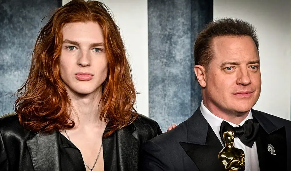 El hijo de Brendan Fraser estuvo presente en la gala de los Oscar 2023 y atrajo miradas de todos lados. Foto: Cosmopolitan