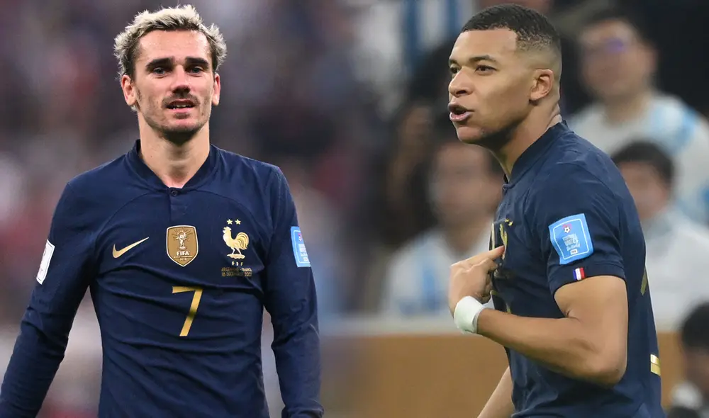 Antoine Griezmann y Kylian Mbappé fueron campeones en Rusia 2018. Foto: composición LR/AFP