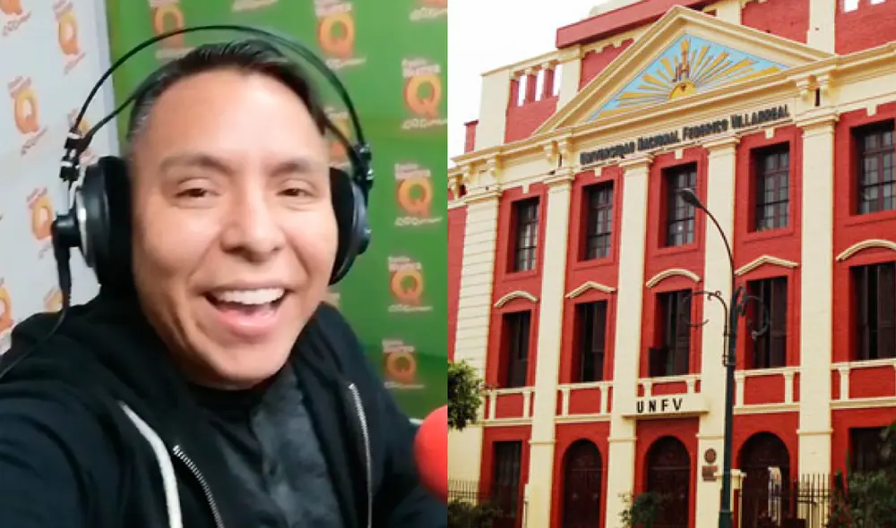 Edwin Sierra abandonó su carrera en UNFV, pero no para dedicarse a la comedia. Foto: composición LR/Edwin Sierra/Instagram/UNFV