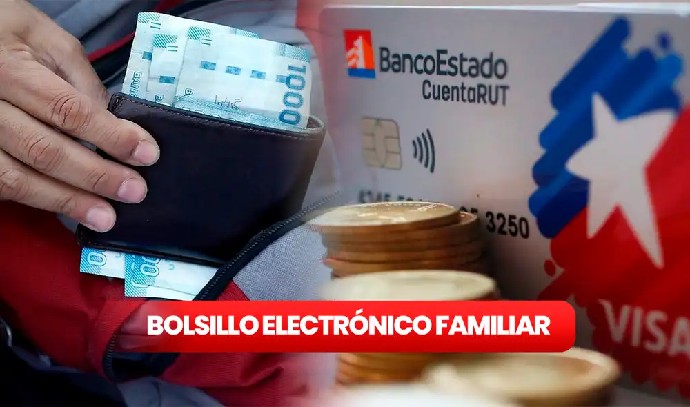 Revisa las fechas de pago para el bono Bolsillo Electrónico Familiar en Chile. Foto: composición LR/As/Central Noticias