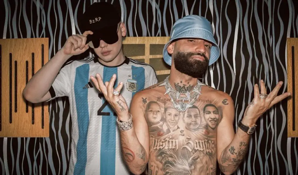 Bizarrap anuncia el lanzamiento de la "Music session #54" junto a Arcángel. Foto: Instagram Bizarrap