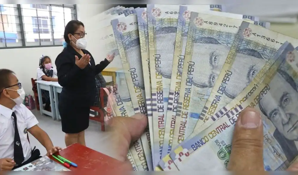 Los docentes fueron beneficiados con un aumento en sus remuneraciones. Foto: composición LR/Minedu/Andina Los docentes fueron beneficiados con un aumento en sus remuneraciones. Foto: composición LR/Minedu/Andina