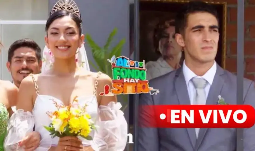 Jimmy y Kimberly protagonizaron la boda más triste y tensa de "Al fondo hay sitio". Foto: composición LR/América TV