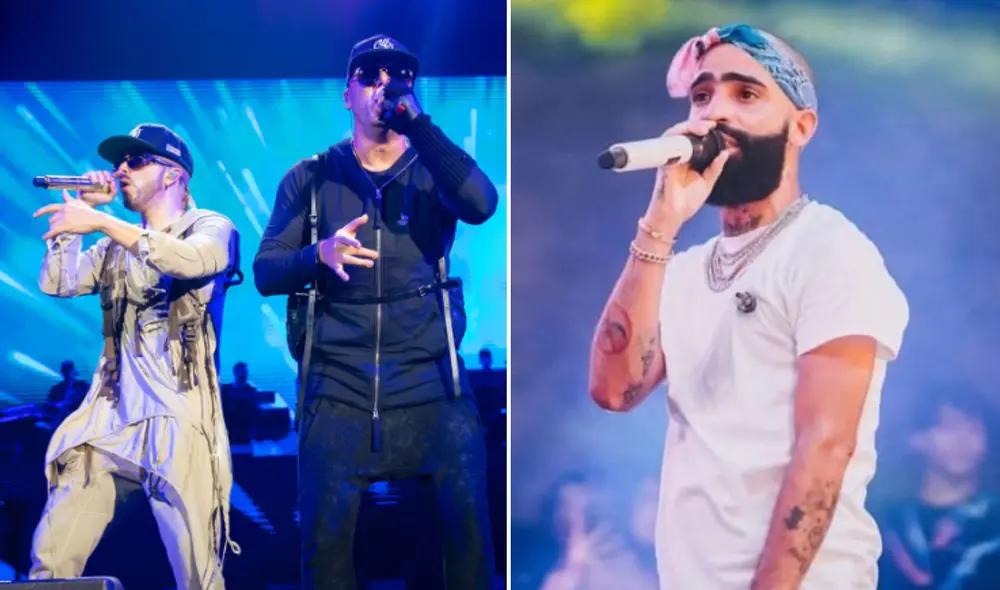 Wisin y Yandel y Arcángel lideran cartelera urbana que llegará a Lima para megaconcierto. Foto: Composición LR/Billboard/Caracol TV