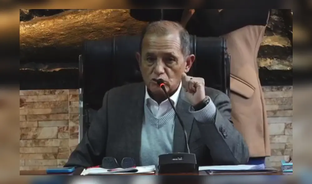 Alcalde de Huaraz, David Rosales Tinoco. Foto: captura de Facebook/Municipalidad Provincial de Huaraz