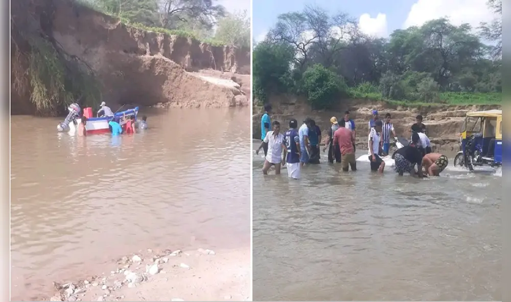 Pobladores apoyaron en la búsqueda de joven. Foto: La República