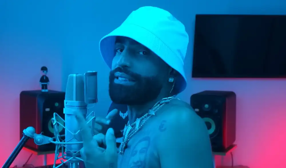 Estrenó la nueva colaboración de Bizarrap, esta vez con Árcangel. Foto: Youtube/Bizarrap