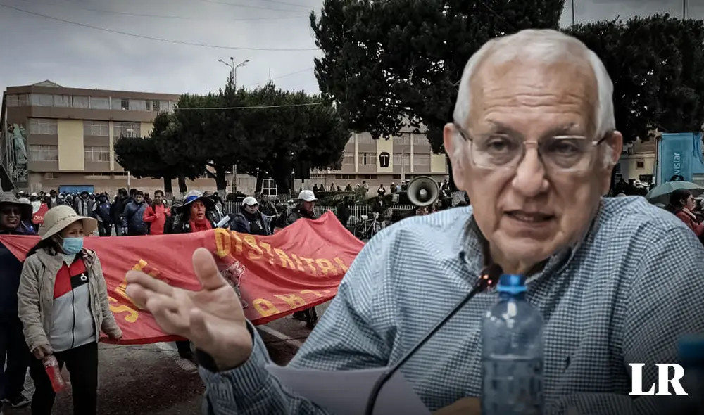 Docentes de Puno están en desacuerdo con anuncio de descuentos. Foto: composición de Alvaro Lozano/La República/Kleber Sánchez URPI-LR