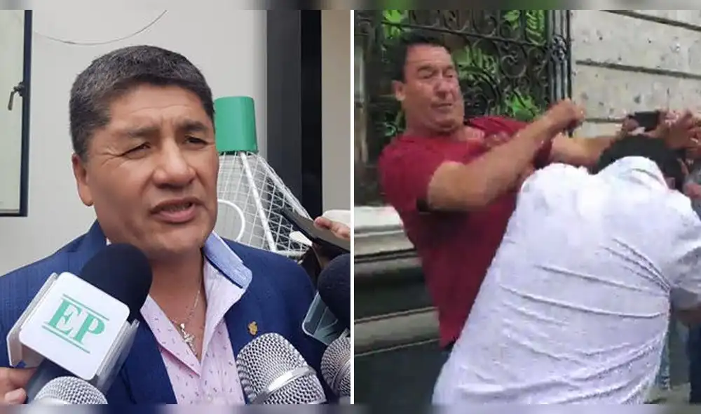 Alcalde Víctor Hugo Rivera se pronunció sobre el caso de Edwin Martínez. Foto: Composición LR Alcalde Víctor Hugo Rivera se pronunció sobre el caso de Edwin Martínez. Foto: Composición LR