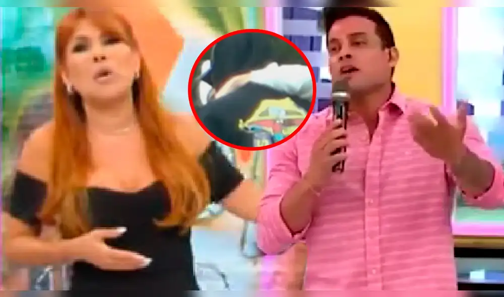 Magaly Medina se burla de Christian Domínguez por opinar de la infidelidad de Paolo Hurtado. Foto: composición LR/ATV/América TV Magaly Medina se burla de Christian Domínguez por opinar de la infidelidad de Paolo Hurtado. Foto: composición LR/ATV/América TV