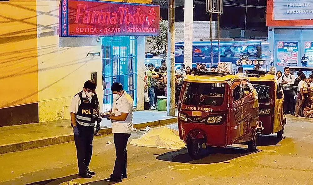 El escenario. El ataque ocurrió a la altura del paradero 2 de la avenida Canto Grande. Foto: Mary Luz Aranda/ URPI-LR