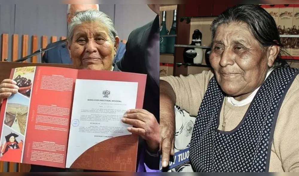 La ‘Tía Vicky’ consiguió su primer trabajo a los 12 años de edad. Foto: composición LR/Andina