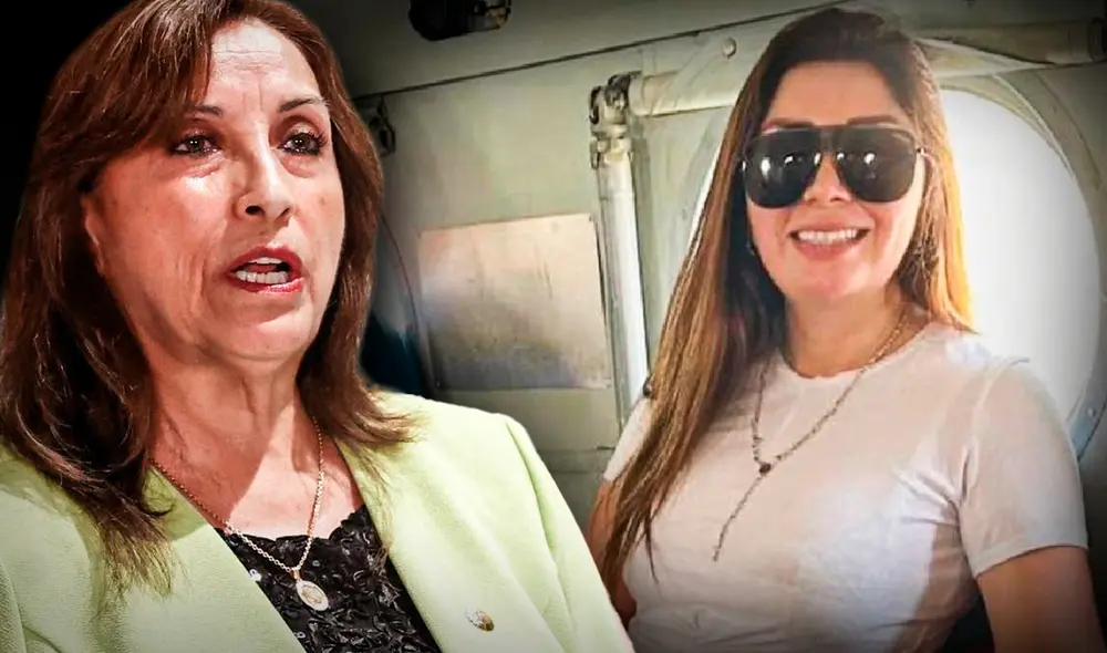 La presidenta Dina Boluarte es cuestionada por los contratos de su exasesora Grika Asayag. Foto: composición Jazmin Ceras/La República