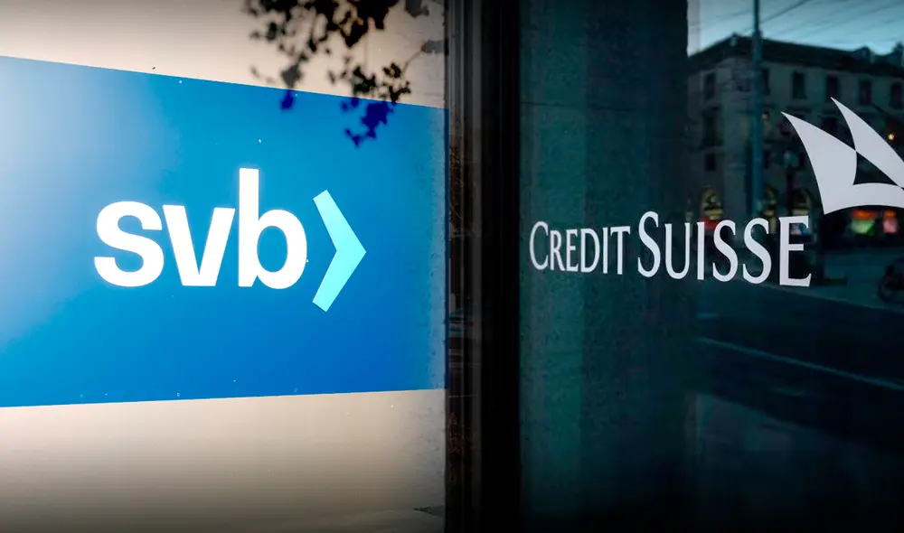 Bancos internacionales en crisis remecen los mercados. Foto: composición LR Bancos internacionales en crisis remecen los mercados. Foto: composición LR